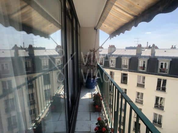 Appt  2 pièces de 46m² avec balcon – Nue-propriété  Paris 19ème