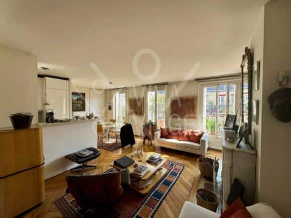Appt 4P 78m² avec balcon – Nue-propriété – Paris 9ème