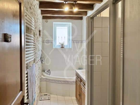 Maison en pierre 200 m² – – Vente à terme libre – Fals (47) – Parc arboré de 8 000 m²